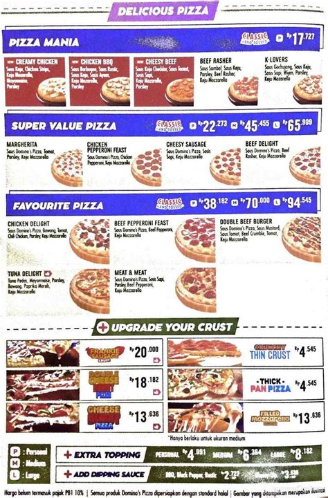 dominos casino menu|Domino's Pizza Menu & Prices 2024 .